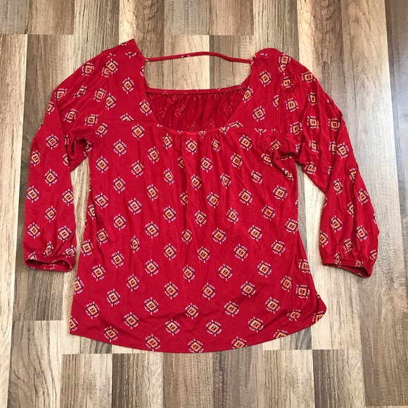 Old Navy Red top, small - Picture 3 of 4